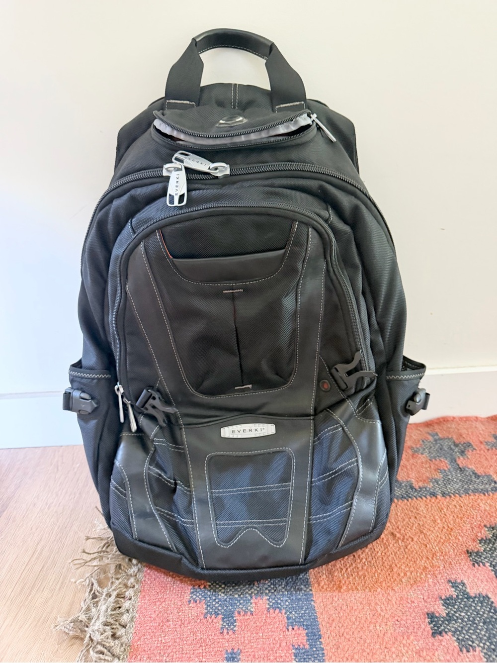 EVERKI CONCEPT 2 BACKPACK Premium Travel Friendly Laptop Backpack 17.3-Inch Blk